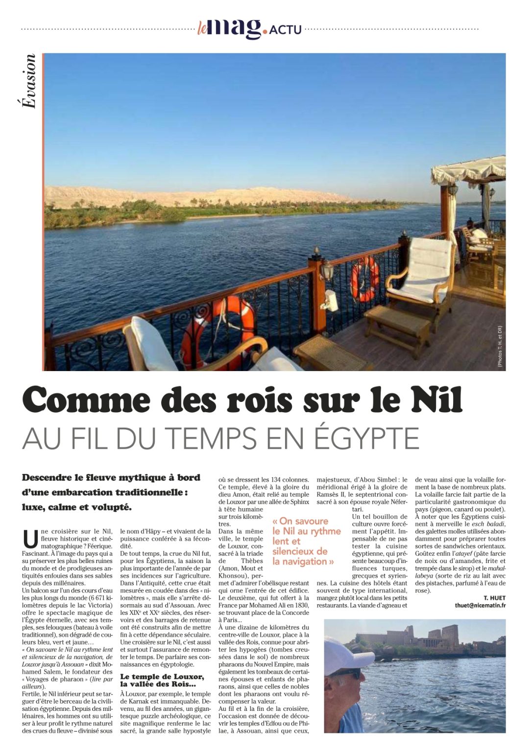 Les Voyages de Pharaon dans Nice Matin et Var Matin page 0001 Les Voyages de Pharaon dans Nice-Matin et Var-Matin Les Voyages de Pharaon